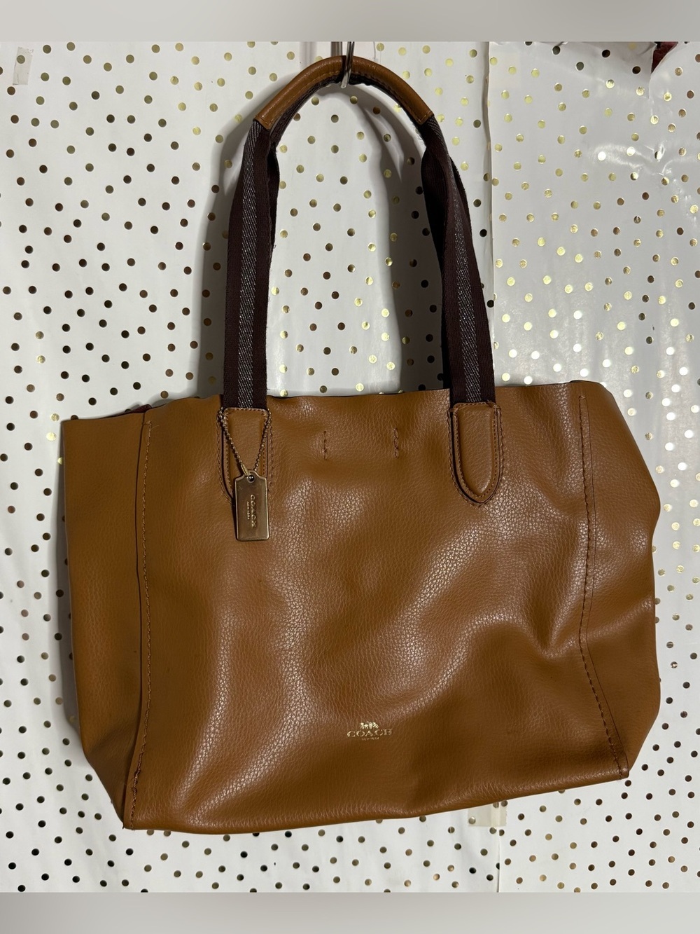 COACH Brown Derby Tote